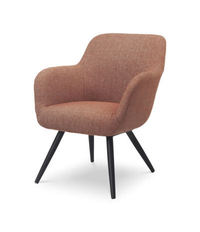 Parma lounge chair made of fabric