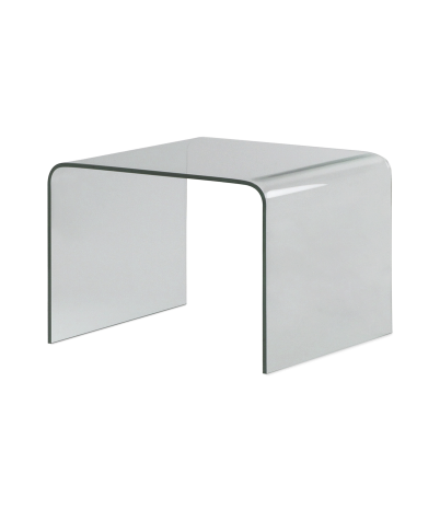 Mesa de centro Arch de cristal templado 65 x 65 x 48 cm
