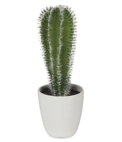 Cactus artificial Cereus 27 cm con macetero