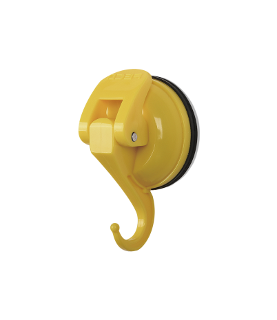 Gancho con ventosa 6 cm - Amarillo
