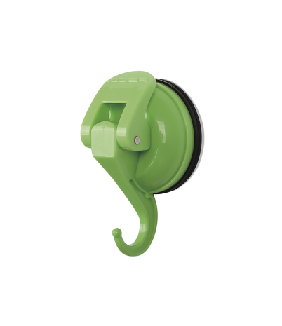 Gancho con ventosa 6 cm - Verde