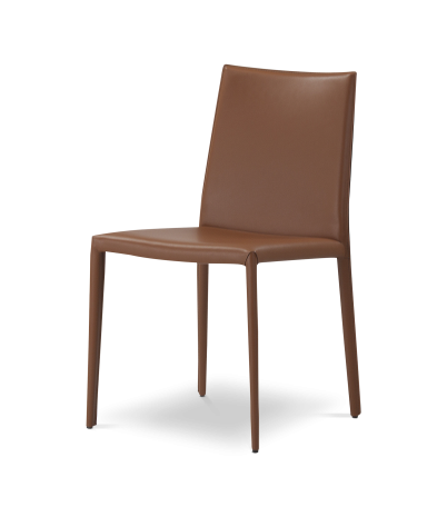 Cadira Oia de cuir reciclat