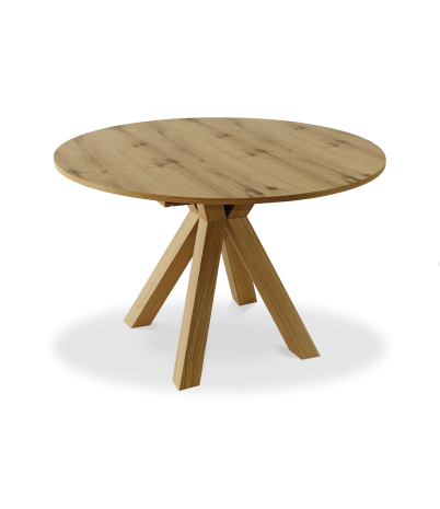 Mesa extensible redonda Iris - Natural
