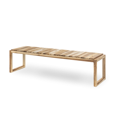 Banco/Estantería Slats de teca maciza 40 x 40 x 40 cm - 157