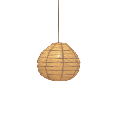 Drop Lampshade Natural linen and Rattan d: 35 cm.