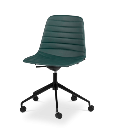 Silla escritorio Lola con ruedas soft - Verde
