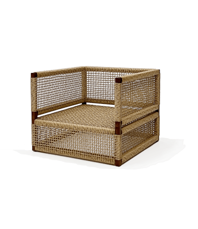 Estructura mòdul Cub butaca amb 2 braços 88x84x67 cm