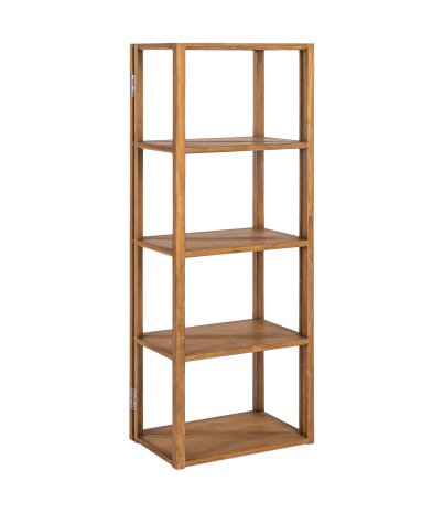 Estantería modular Zag teca maciza