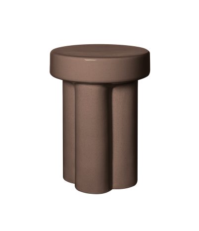 Toru stool/side table made of lacquered ceramic Ø 33 x 44 cm - Fungi