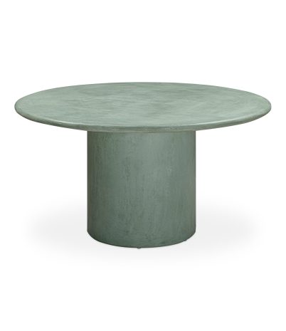Brisa round microcement table Ø140 x 76 cm - Green