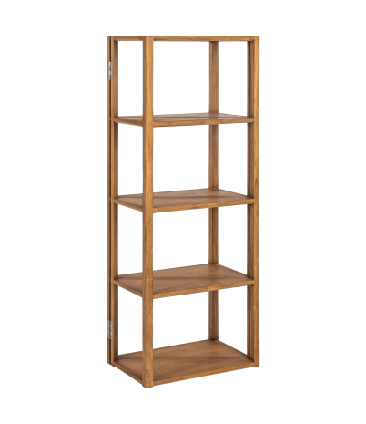 Estantería modular Zag teca maciza